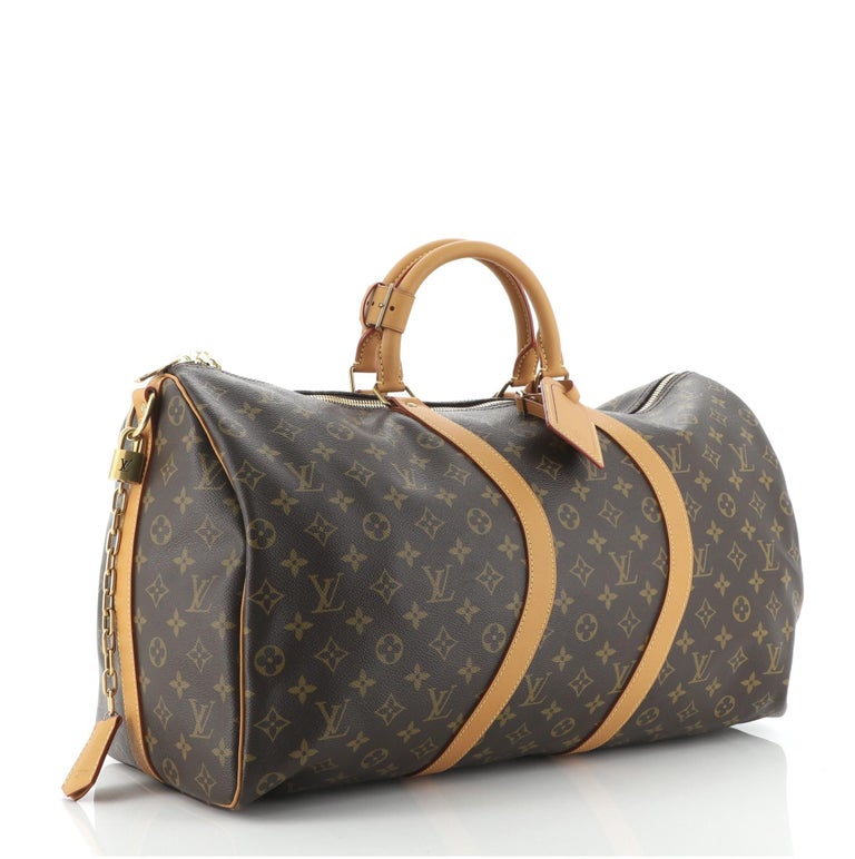Louis Vuitton Vintage - Monogram Keepall Bandouliere 50 Bag - Brown -  Monogram Leather Handbag - Luxury High Quality - Avvenice