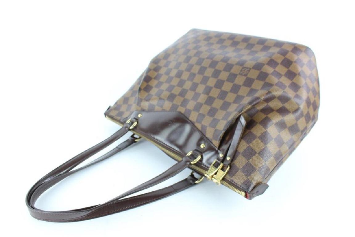 Louis Vuitton Westminster Damier Ebene Gm Zip 8lz0125 Brown Coated Canvas Tote 1
