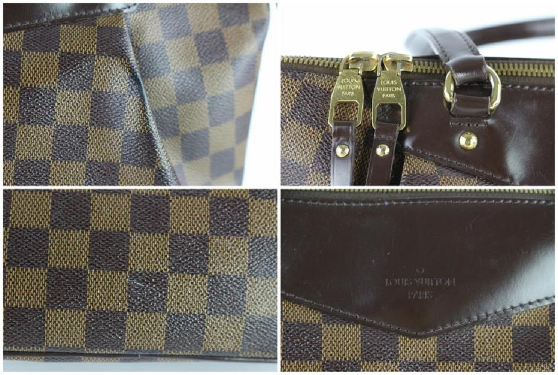 Louis Vuitton Westminster Damier Ebene Gm Zip 8lz0125 Brown Coated Canvas Tote 2