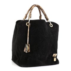 Louis Vuitton Whisper Bag Monogram Suede and Python GM