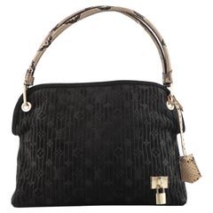 Louis Vuitton Whisper Bag Monogram Suede and Python PM