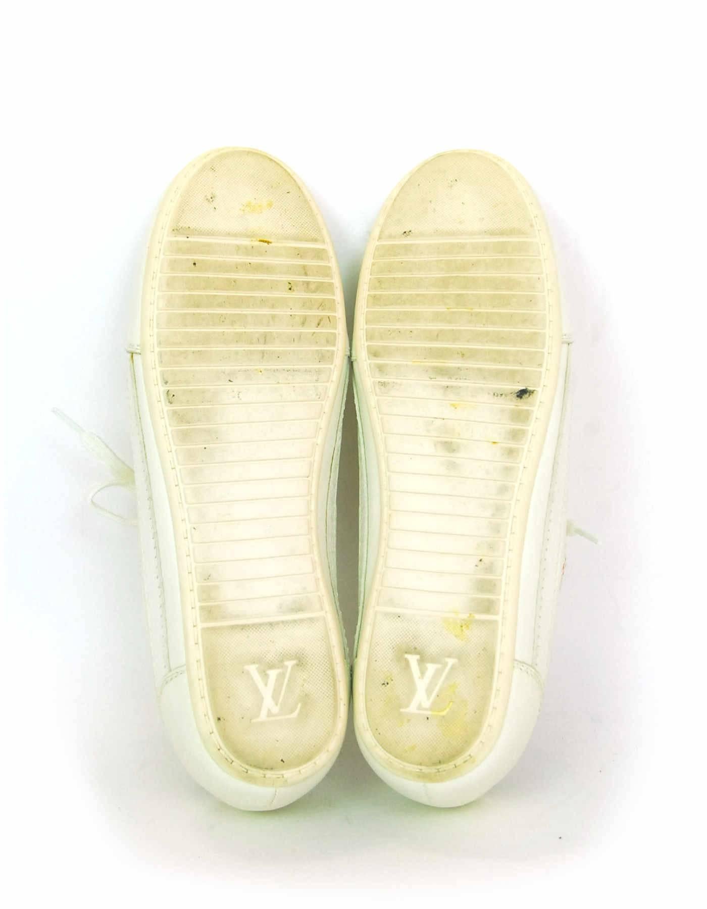 louis vuitton white monogram sneakers