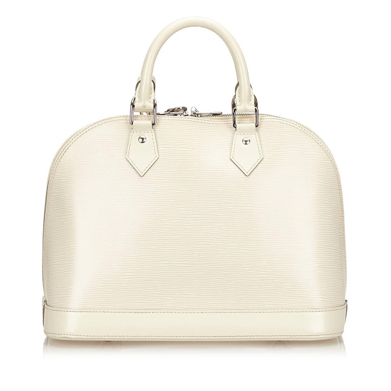 Louis Vuitton Alma PM Bag in Ivory Epi Leather — UFO No More