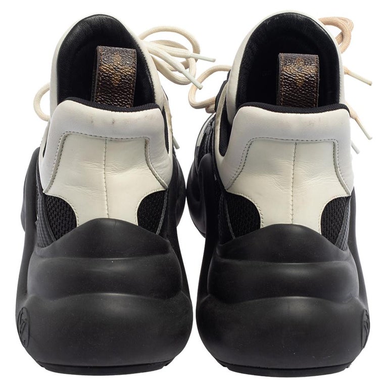 Louis Vuitton White/Black Leather And Mesh Archlight Sneakers Size 39 at  1stDibs  louis vuitton archlight sneakers black and white, louis vuitton  black and white shoes, louis vuitton shoes archlight price