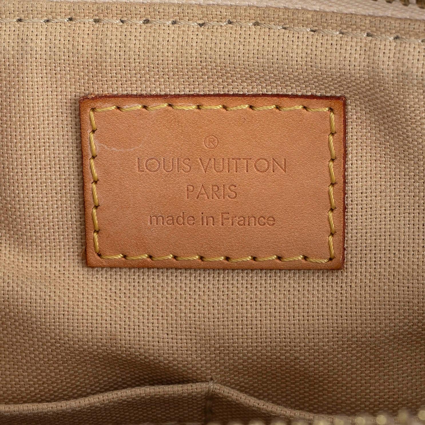 LOUIS VUITTON Weißblaue Damier Azur Canvas SIRACUSA PM Tasche aus Segeltuch SIRACUSA PM 3