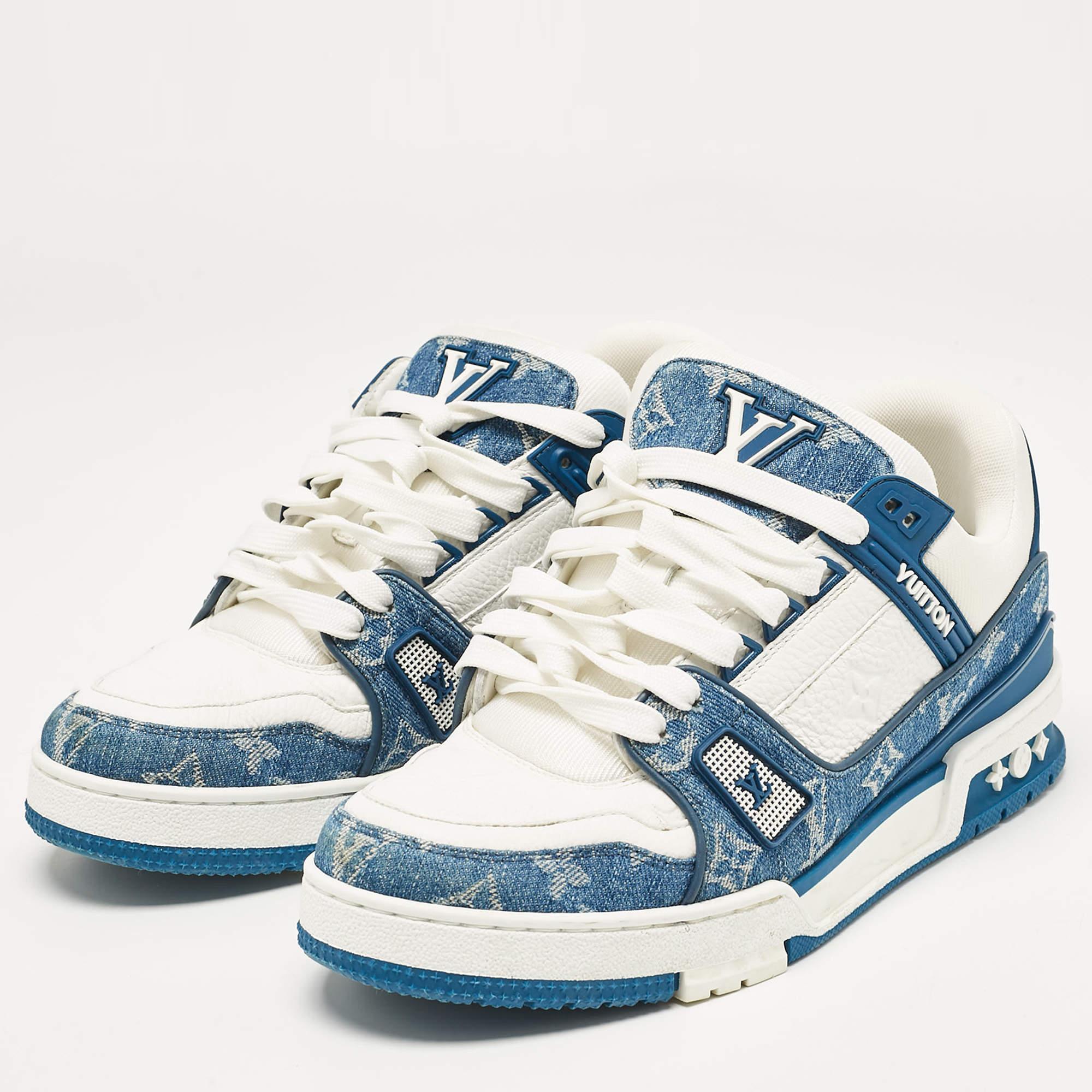 Give your outfit a luxe update with this pair of Louis Vuitton sneakers. The creation is sewn perfectly to help you make a statement in them for a long time.