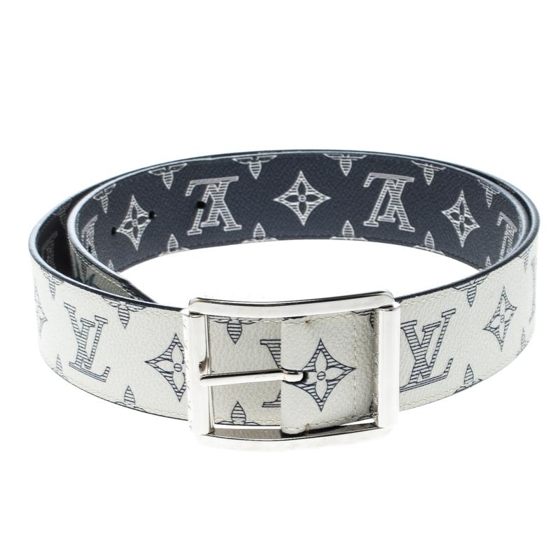 A splendid piece from the collaborative collection of Louis Vuitton and Chapman Brothers, this belt is an astounding creation and a worthy-investment for men who like blending fashion with art. Chapman brothers are known for their wild takes on