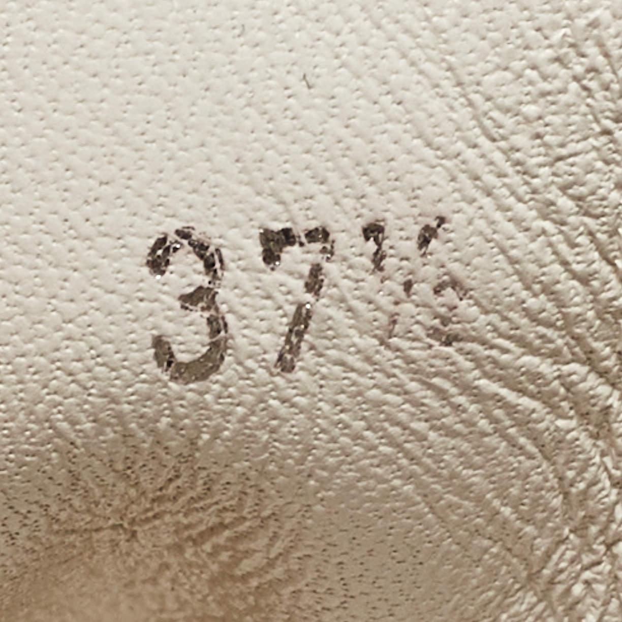 Louis Vuitton White/Brown Leather Monogram Canvas Archlight Sneakers Size 37.5 3
