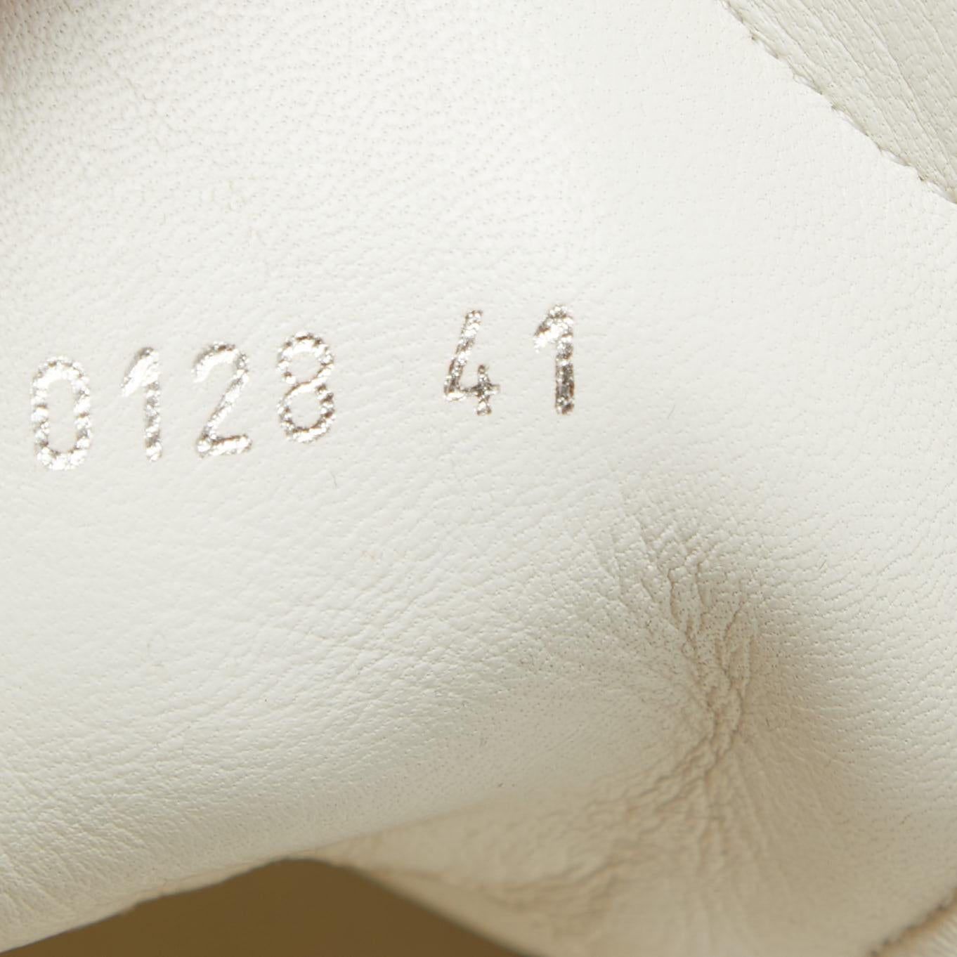 Louis Vuitton White/Brown Nylon and Monogram Canvas Archlight Sneakers Size 41 5