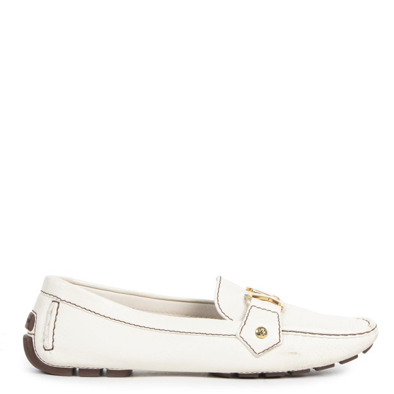 louis vuitton loafers white