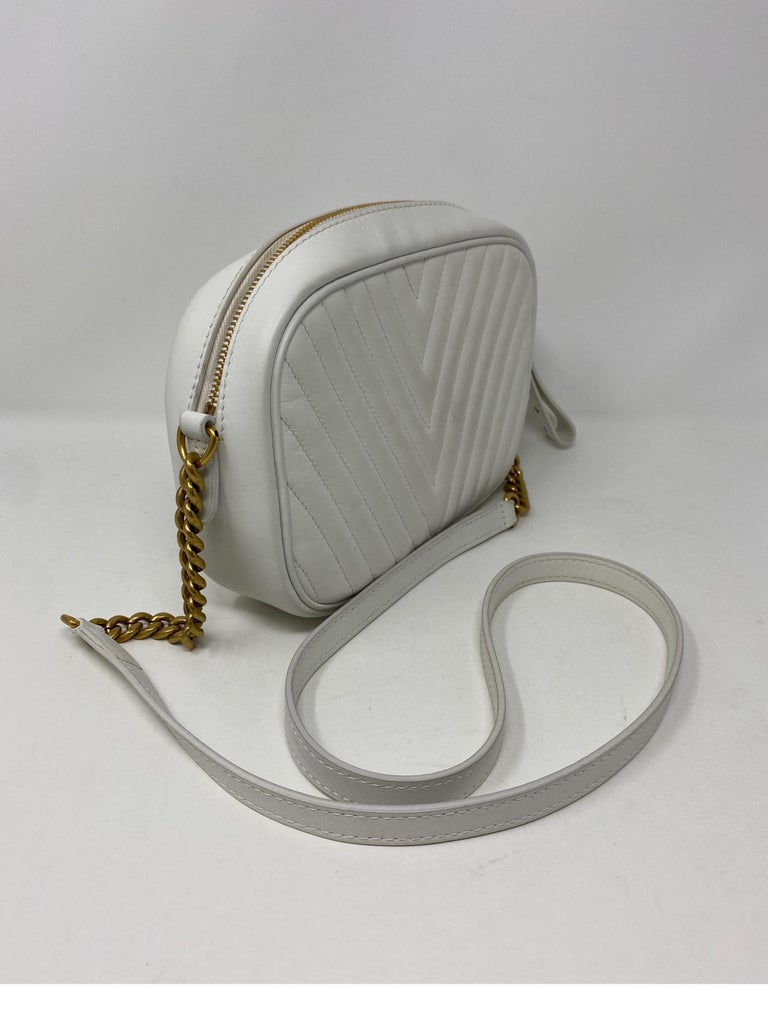 Louis Vuitton White Calfskin New Wave Camera Bag at 1stDibs