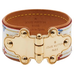 Louis Vuitton Multicolor White Logo Bracelet
