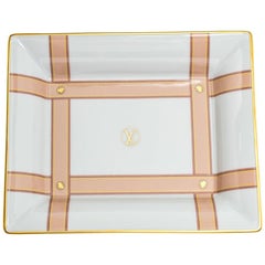 Louis Vuitton White Ceramic Marcel MM Valet Tray at 1stDibs