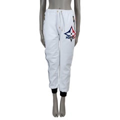 LOUIS VUITTON white cotton 2024 LV SNOWFLAKE JOGGING Pants S