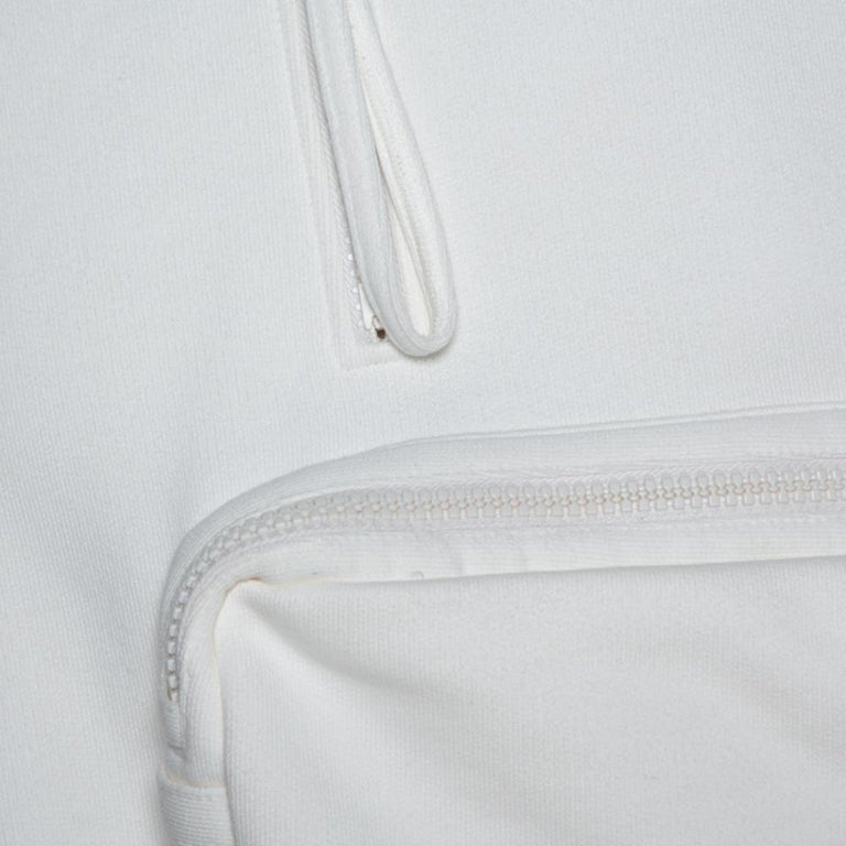 Louis Vuitton Monogram Pocket Hoodie, White, L