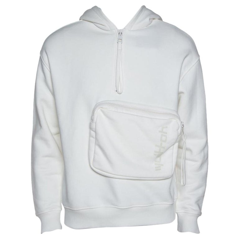 Louis Vuitton Monogram Pocket Hoodie, White, L