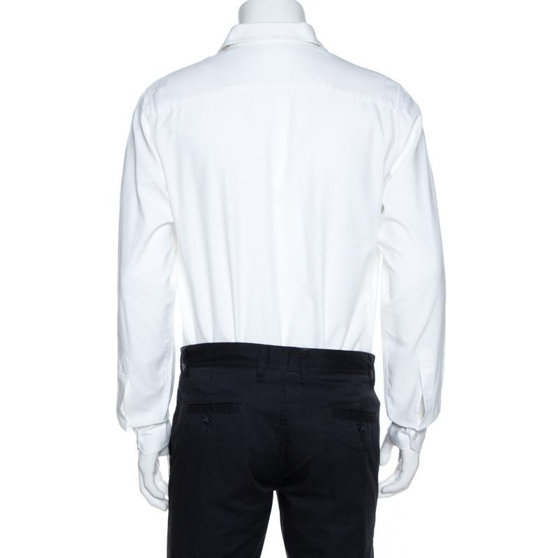 louis vuitton white long sleeve shirt