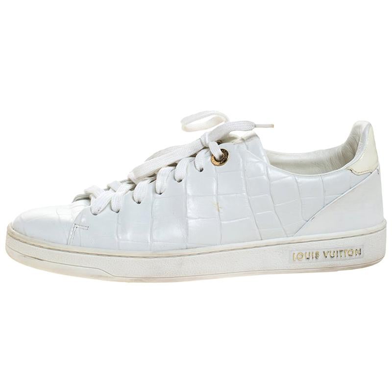 Louis Vuitton Frontrow sneaker White Leather ref.113949 - Joli Closet