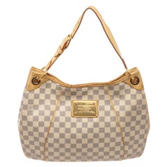 Louis Vuitton White Damier Azur Galliera PM Tote Bag