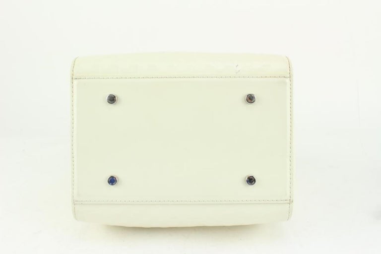 Louis Vuitton LV Elizabeth Pencil pouch White Leather ref.290947