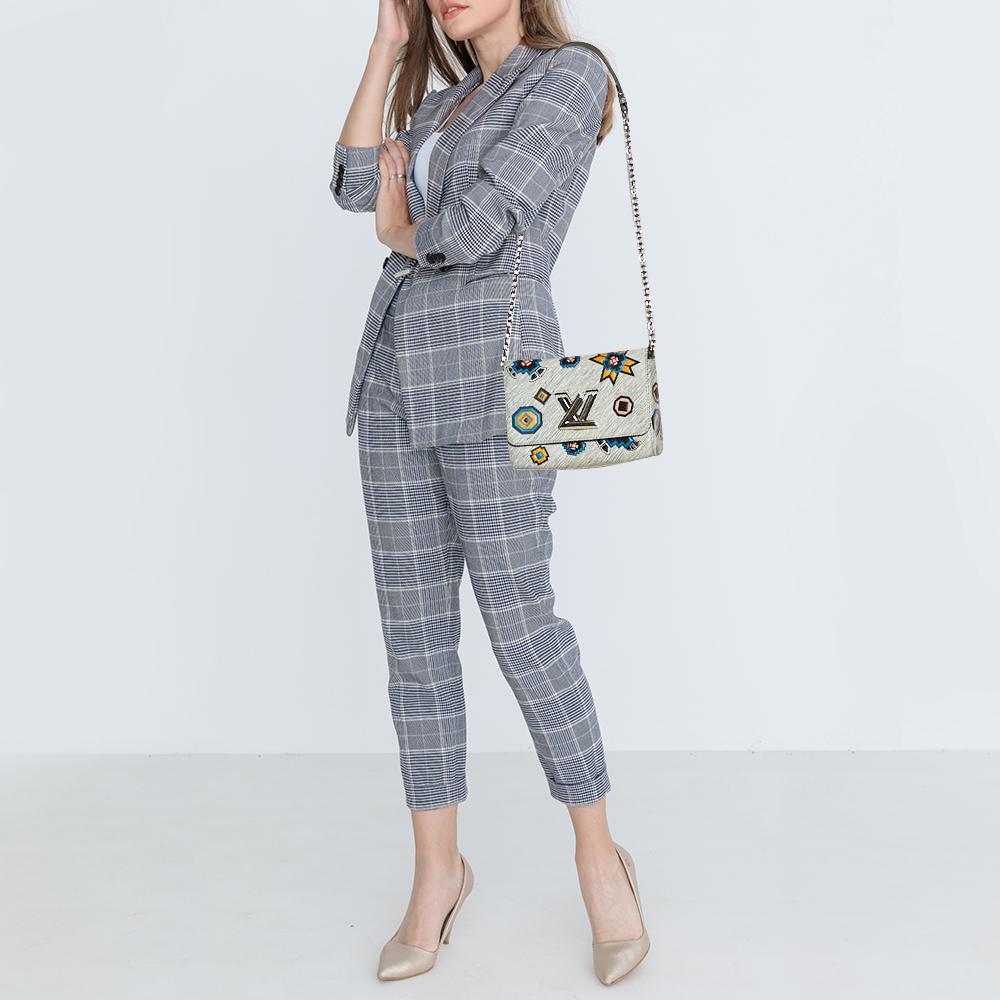 lv white twist bag