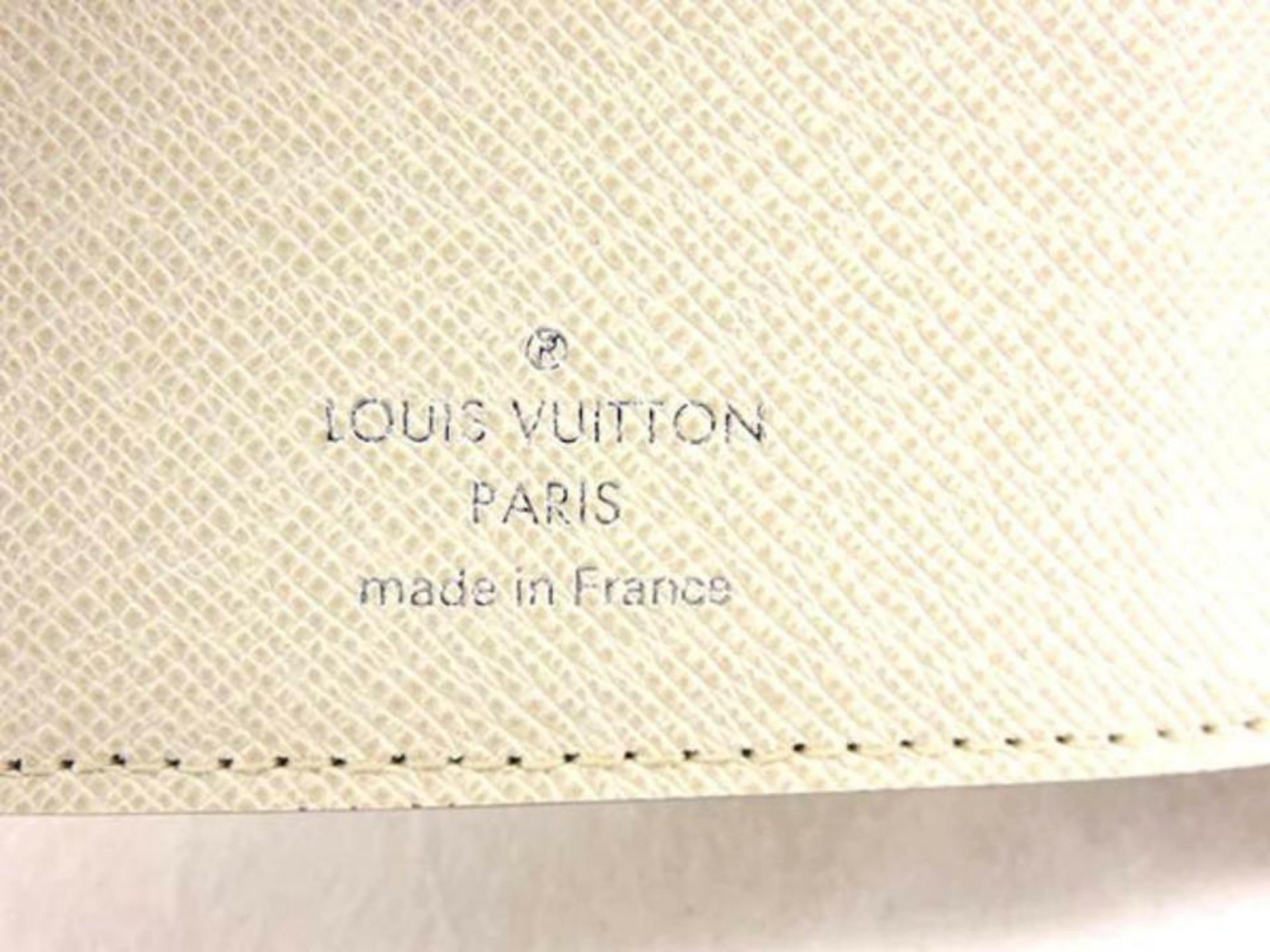 Louis Vuitton White Epi Leather Joey Trifold 223087 Wallet at 1stDibs