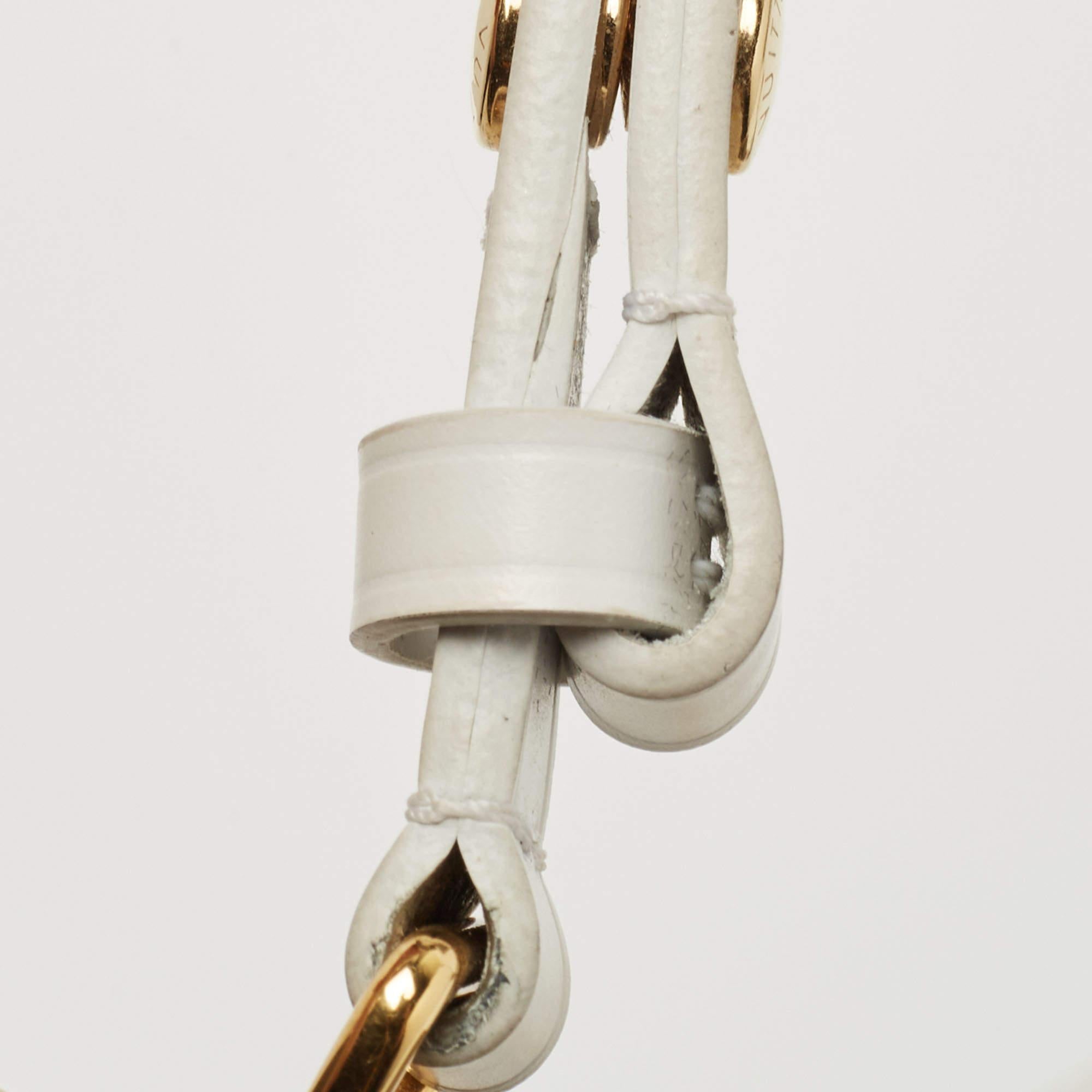 Louis Vuitton White Epi Leather Lovelock NeoNoe MM Bag 7
