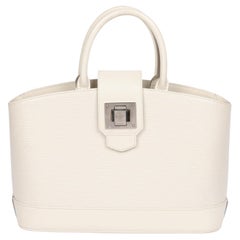 Louis Vuitton Weißes Epi-Leder Mirabeau PM