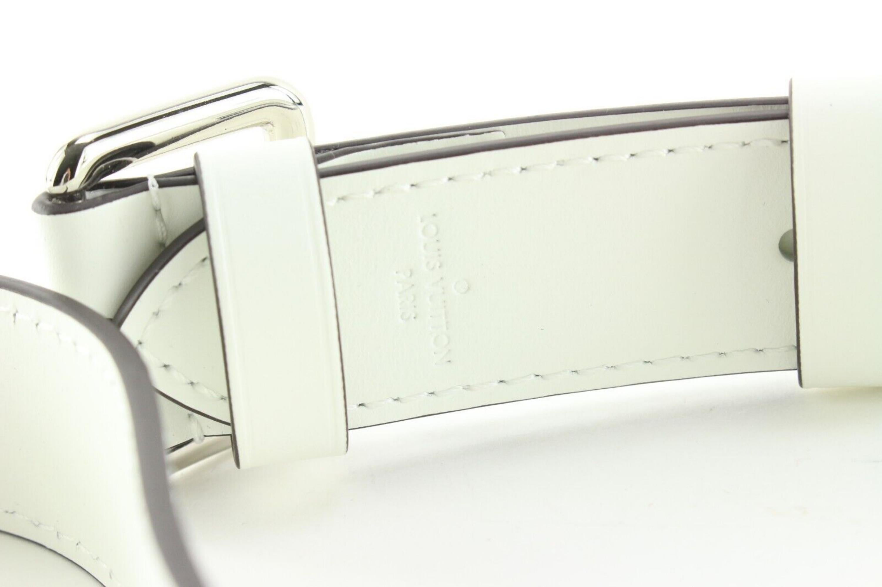 Weißes Epi Leder-Schulterriemenbandouliere von Louis Vuitton mit Epi-Leder 3LU0224 im Angebot 7