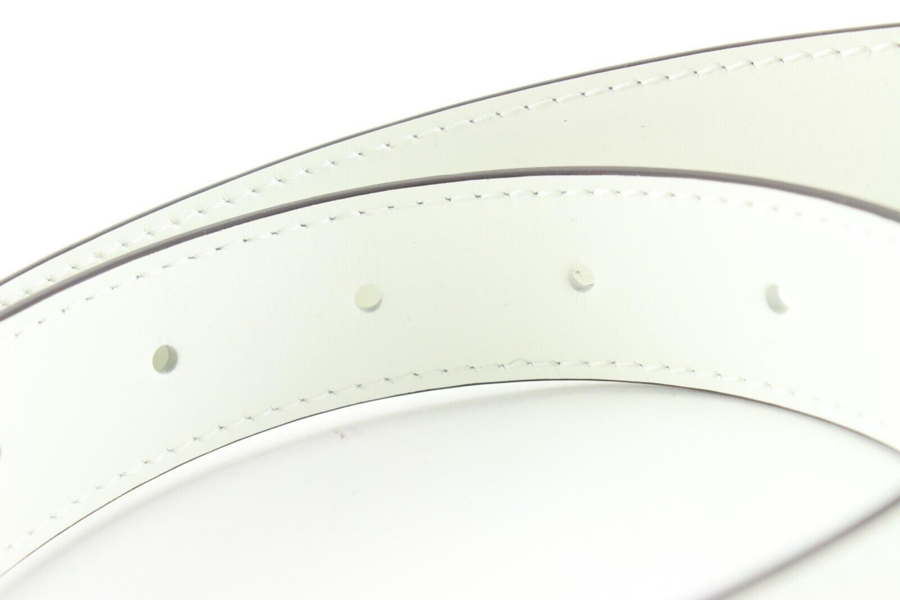 Louis Vuitton White Epi Leather Shoulder Strap Bandouliere 3LU0224 For Sale 3
