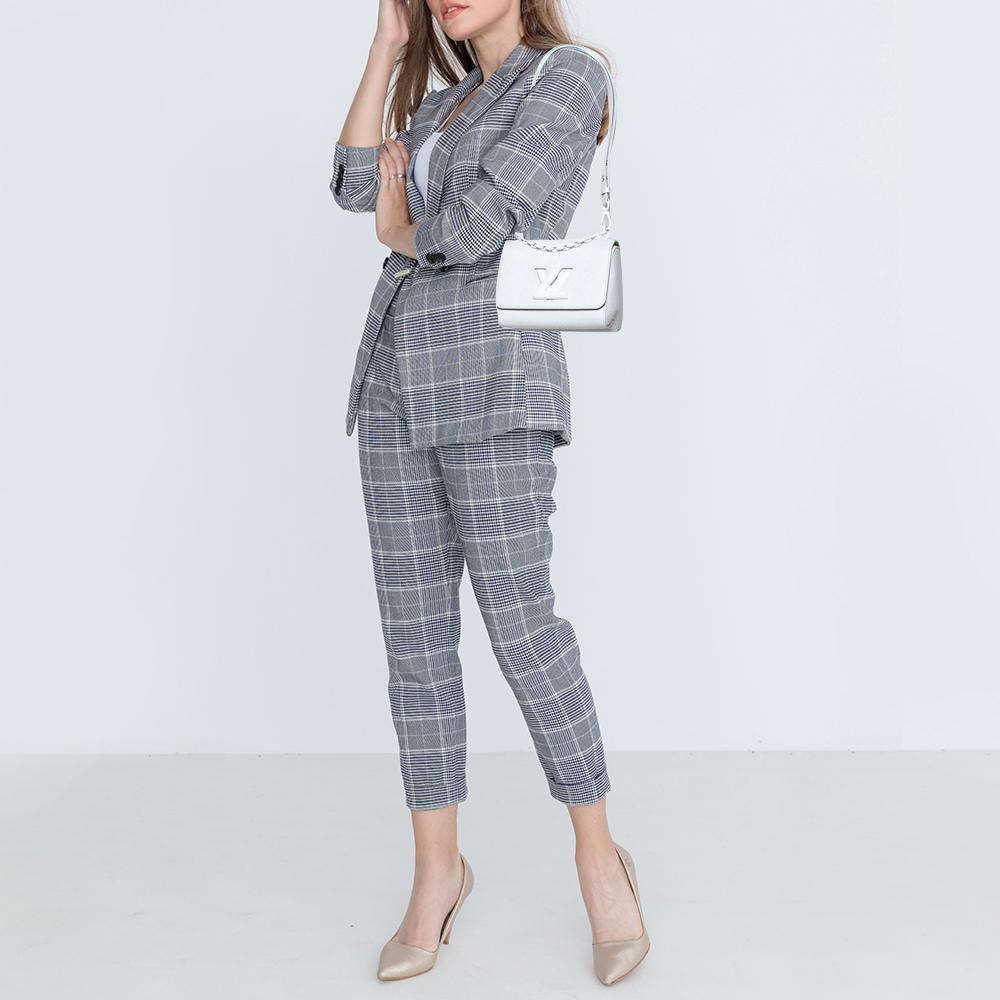 Louis Vuitton Weiß Epi Leder Twist PM Tasche (Grau)