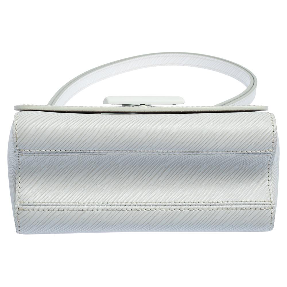 Louis Vuitton Weiß Epi Leder Twist PM Tasche Damen