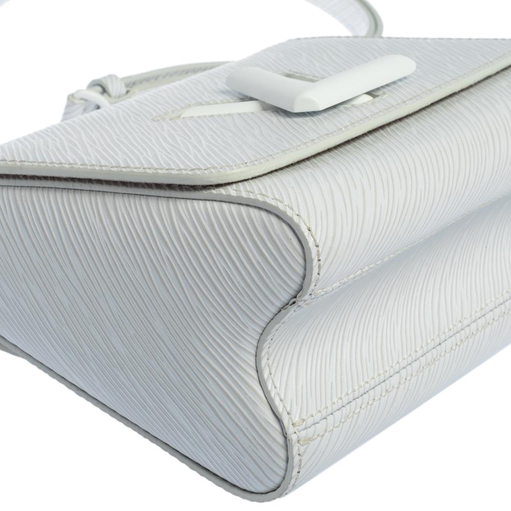 Louis Vuitton Weiß Epi Leder Twist PM Tasche 2