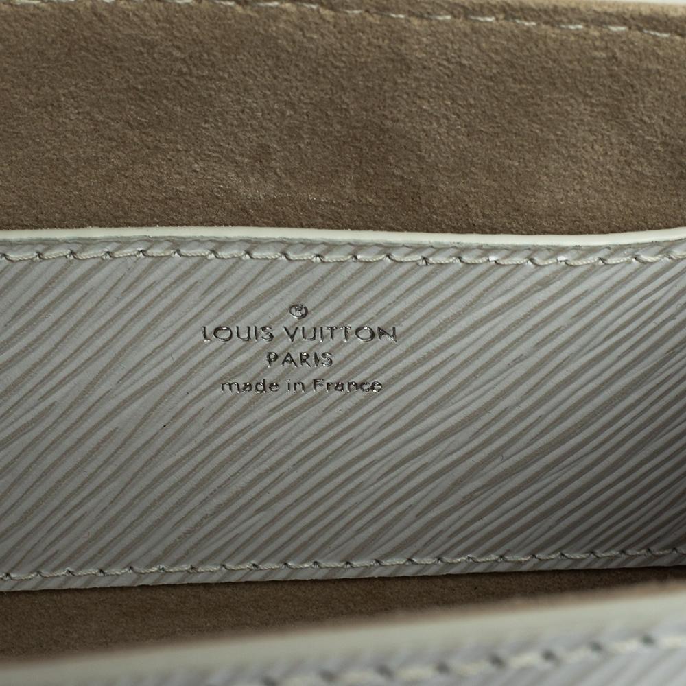 Louis Vuitton Weiß Epi Leder Twist PM Tasche 4