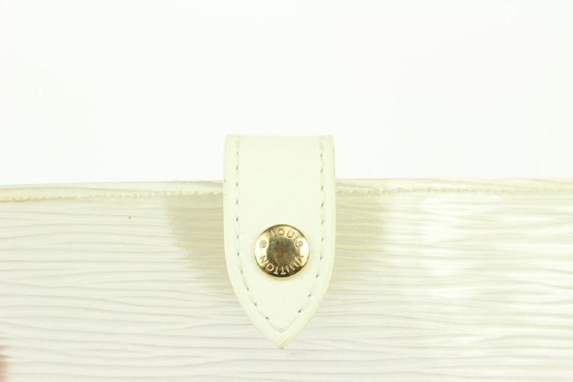 Louis Vuitton White Epi Plage Clear Pochette Accessoires Wristlet Pouch 1015lv30 1