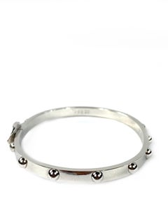 Louis Vuitton White Gold Bangle Bracelet
