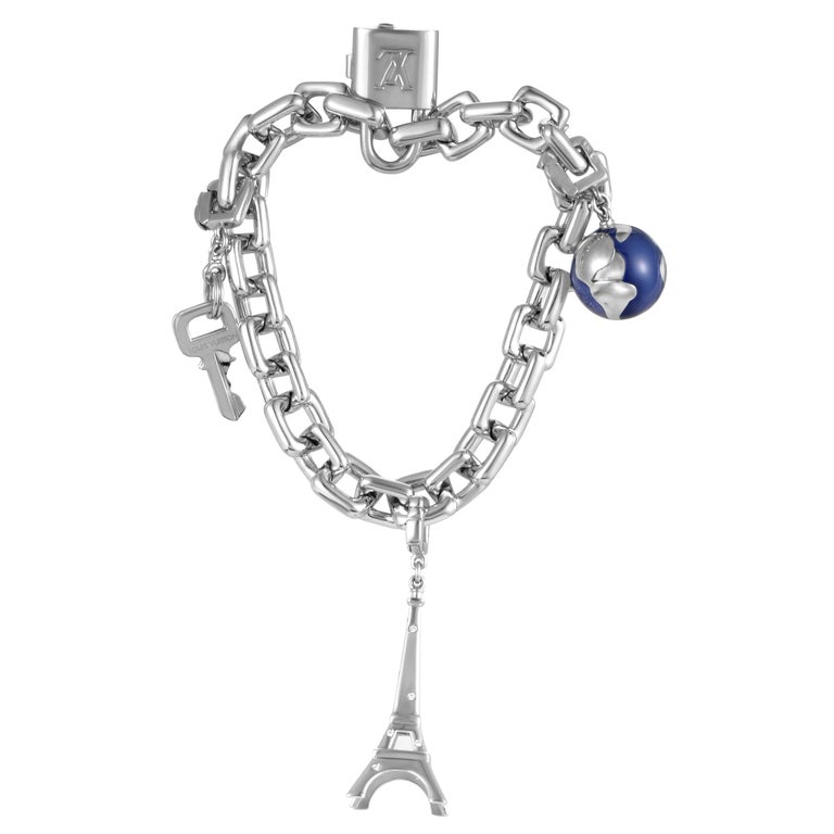 Lot 41 - Louis Vuitton Lock & Key Bracelet with Charm