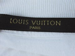Louis Vuitton White Graffiti Initial Logo T-shirt 226166 Tee Shirt