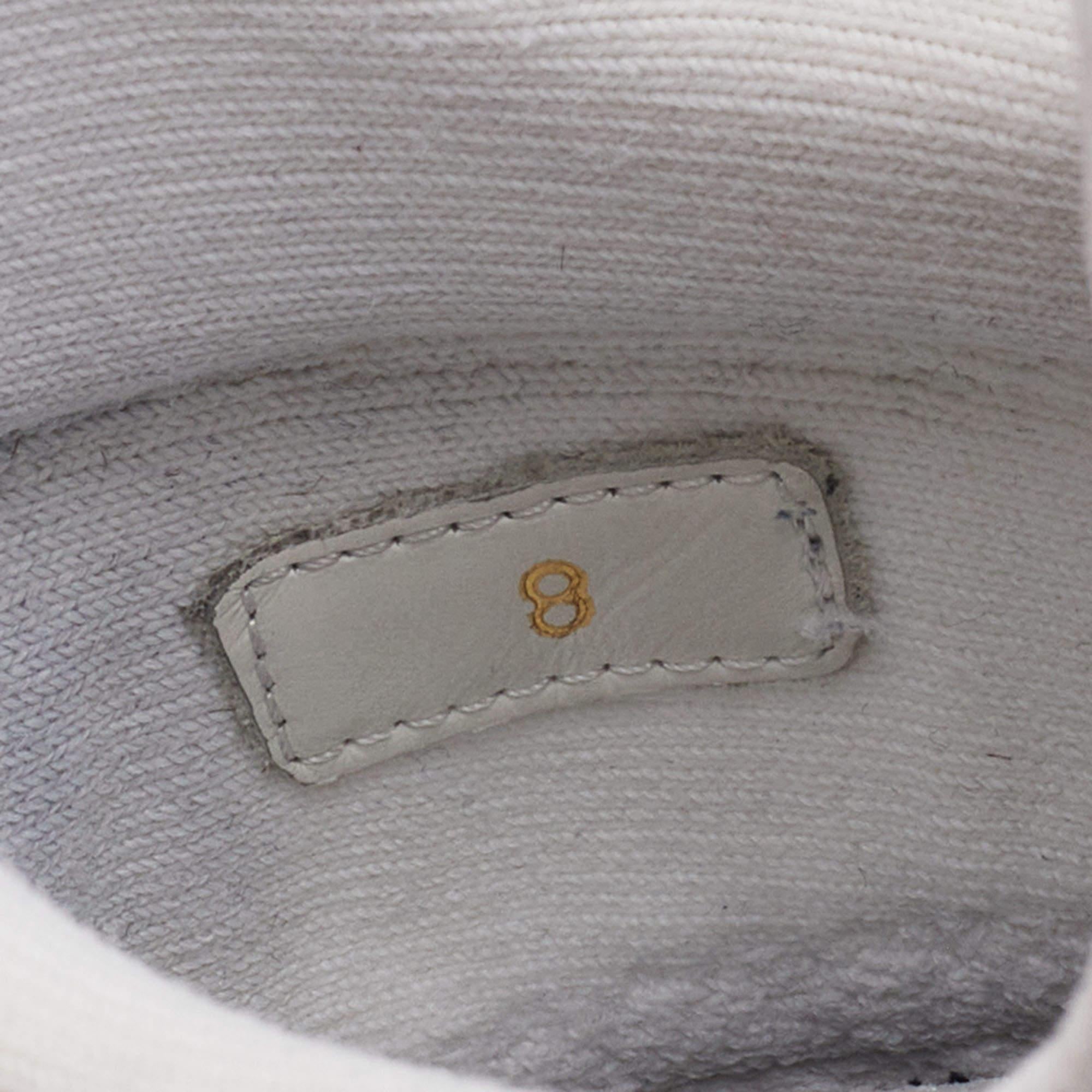 Louis Vuitton - Baskets en tissu blanc V.N.R, taille 42 1