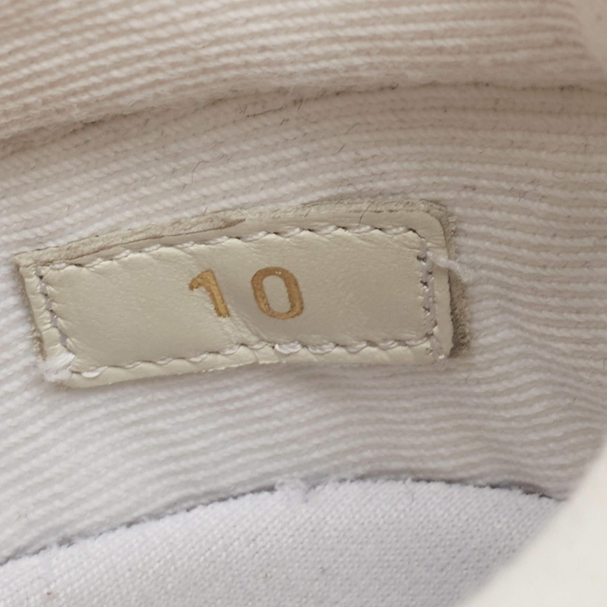 Louis Vuitton White Knit V.N.R Sneakers Size 44 3