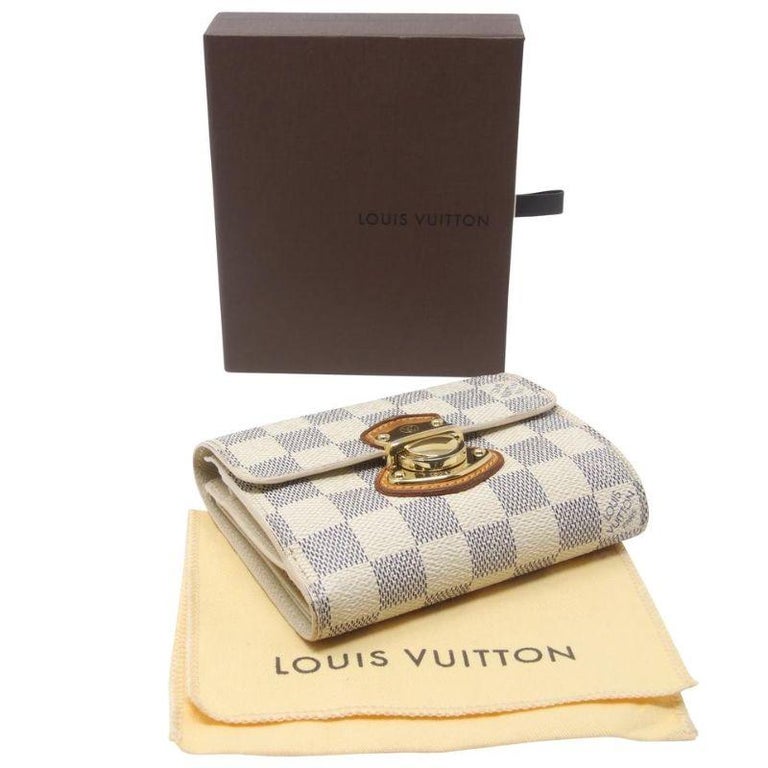 Louis Vuitton Louis Vuitton Joey White Multicolor Canvas Wallet