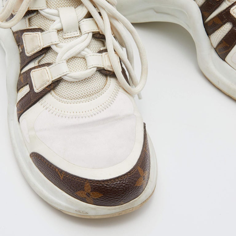 Louis Vuitton, Shoes, Louis Vuitton White Sneakers Size 365