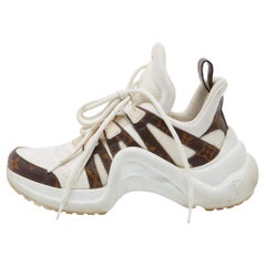 Pre-owned Louis Vuitton Archlight Trainer Monogram White (women's