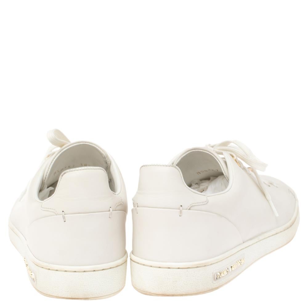 louis vuitton white leather sneakers