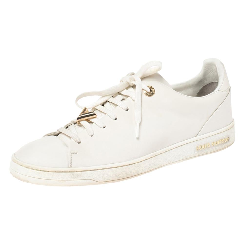 Louis vuitton white leather sneaker