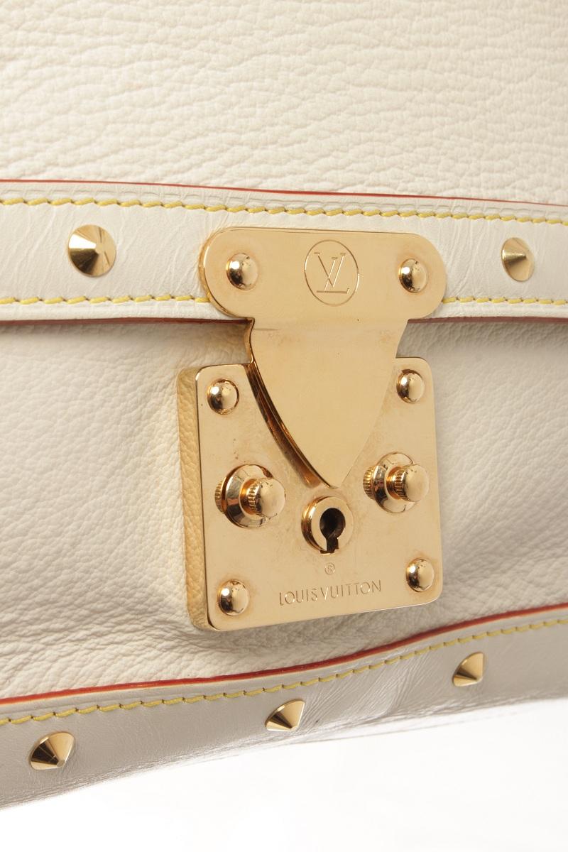 Louis Vuitton White Leather Le Talentueux Shoulder Bag 1