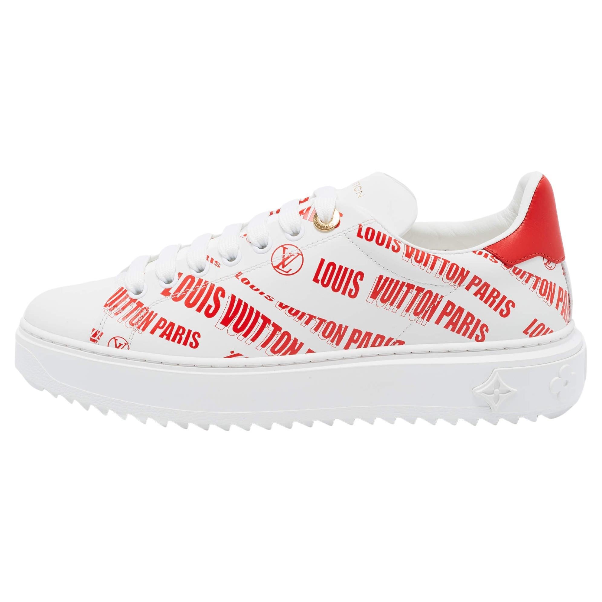 White Louis Vuitton Archlight Low-Top Sneakers For Sale at 1stDibs