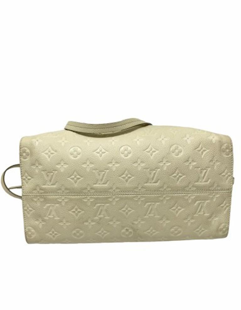 Louis Vuitton White Leather Ombre Lumineuse Shoulder Bag In Excellent Condition In Torre Del Greco, IT