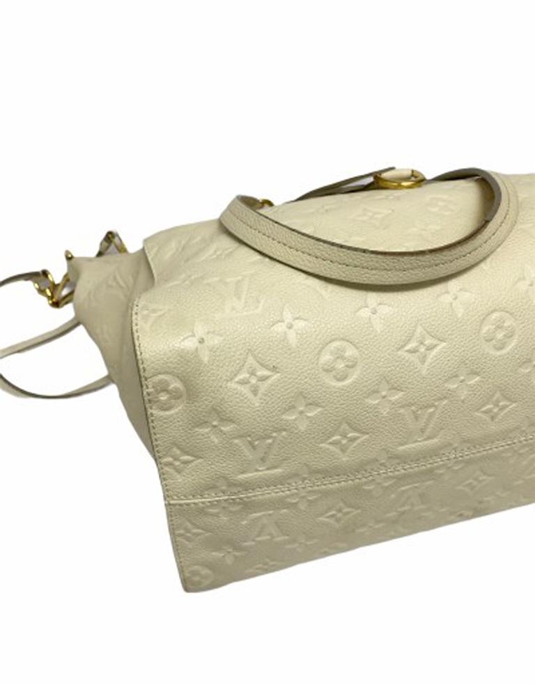 Women's Louis Vuitton White Leather Ombre Lumineuse Shoulder Bag