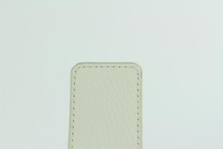 Louis Vuitton White Leather Ss19 Virgil Shape Lv Initiales 40mm 3lz1023 Belt